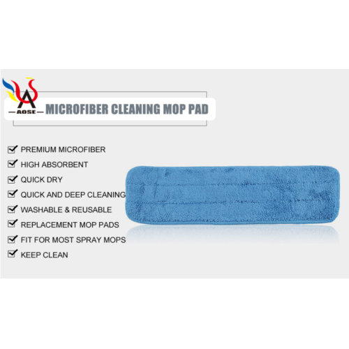 Reusable wet dry microfiber refill spray dust mop pads